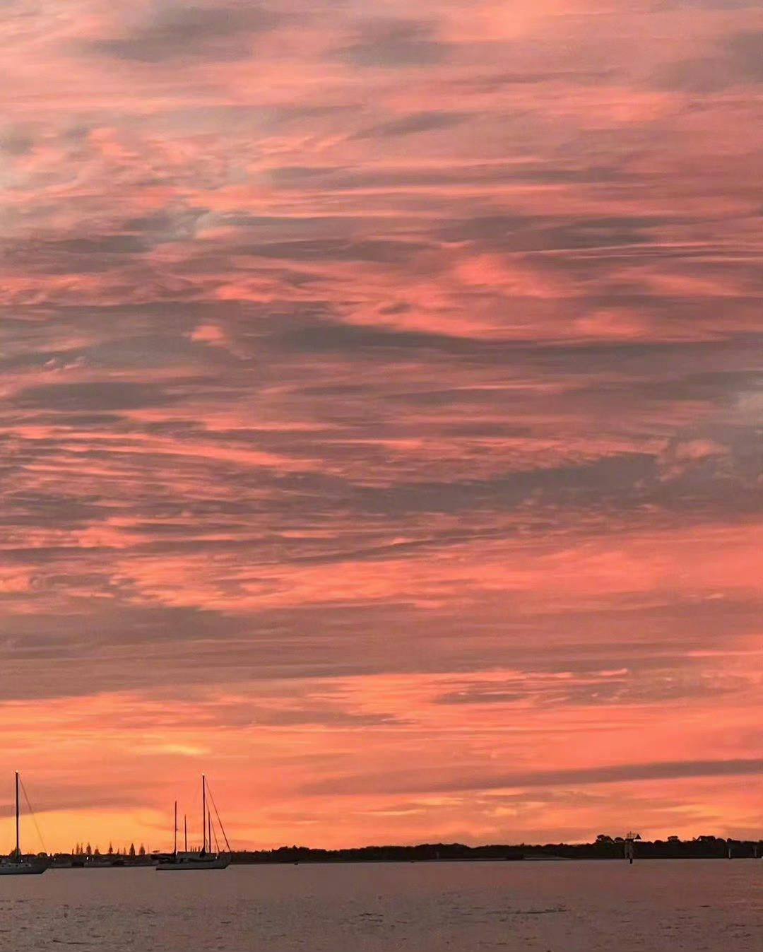 好美的夕阳啊！​​​