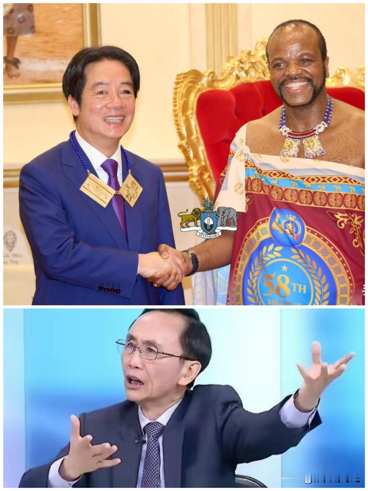 真没有想到啊，媒体人吴子嘉针对赖清德窜访斯威士兰竟然还能难得的清醒，吴子嘉称赖清