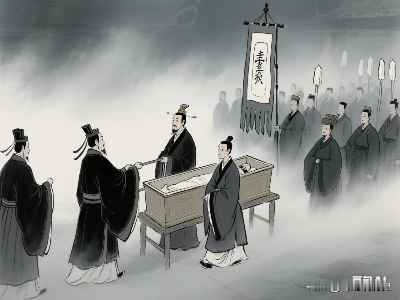 公元324年秋，建康城的迷雾中飘荡着诡异的哀乐，一场荒唐的葬礼正在进行——活着的