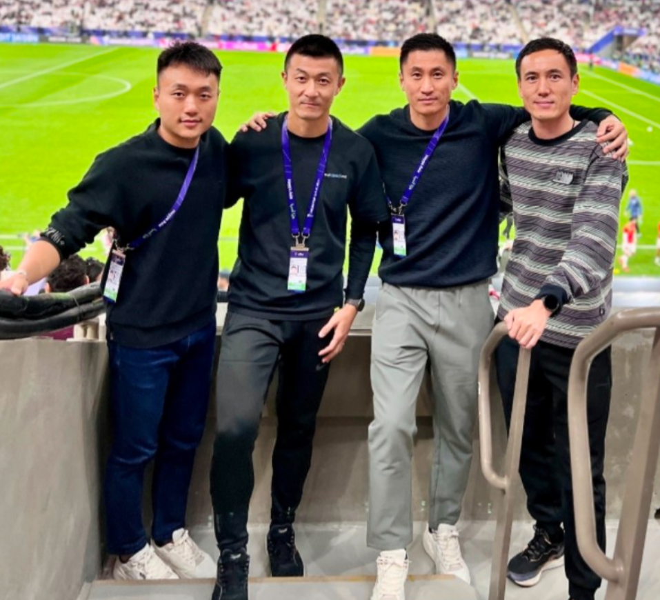 2024年执法亚洲杯决赛的中国裁判四人组。有三个人已经入围美加墨世界杯裁判组名