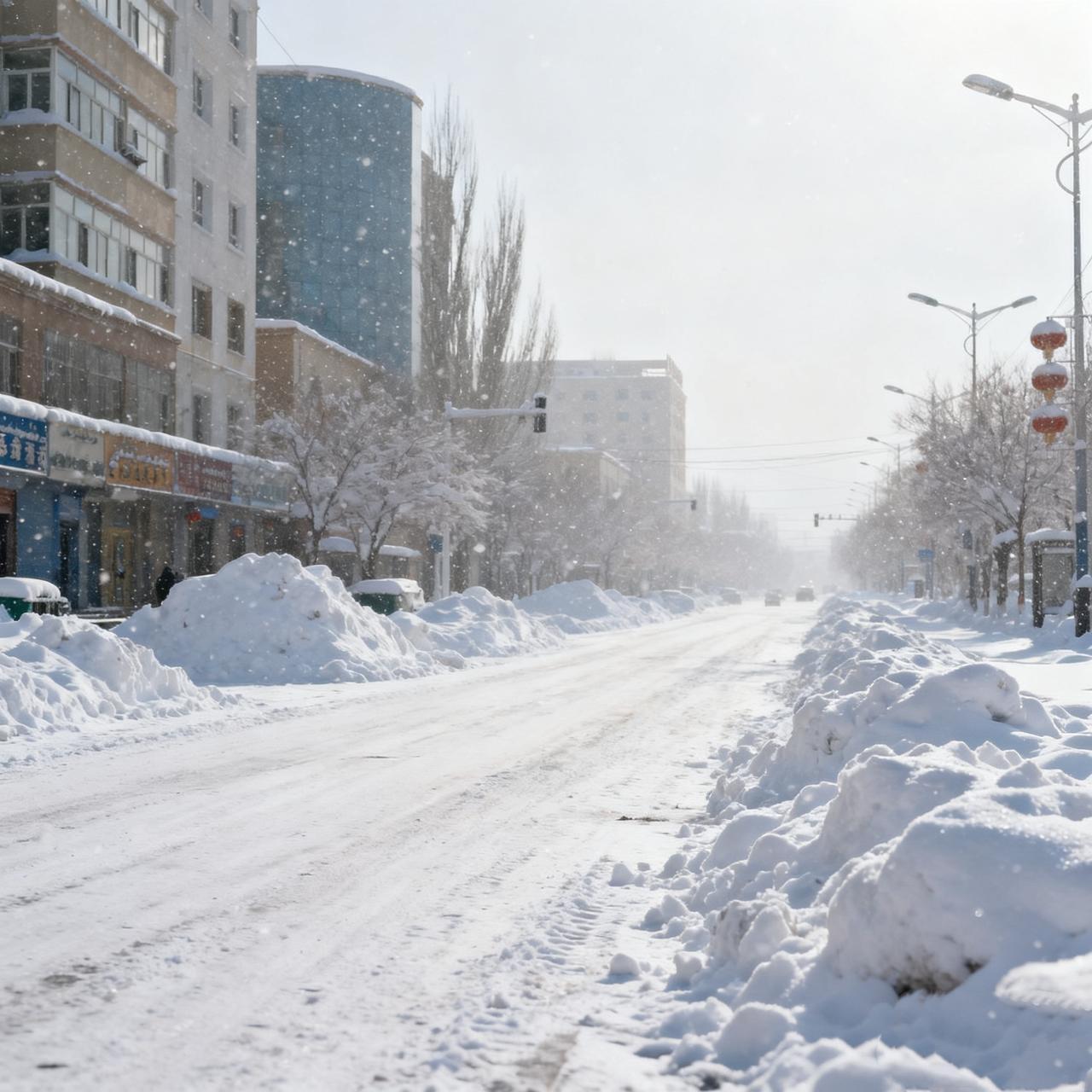 新疆暴雪疯了！11月降雪纪录直接被“焊死”！家人们谁懂啊！新疆这场暴雪简直
