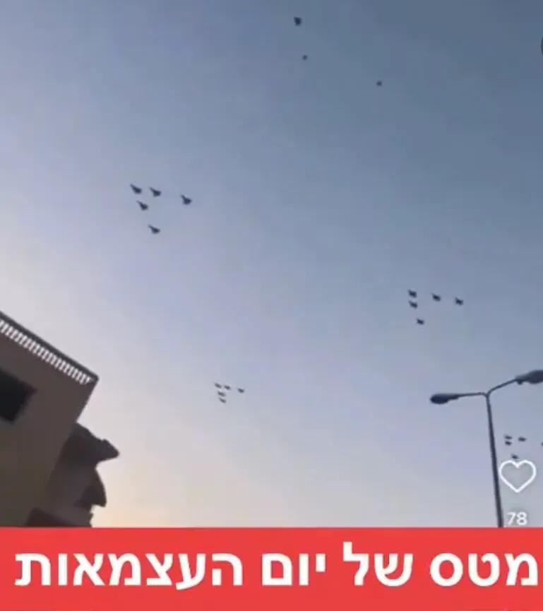 此刻，伊朗德黑兰领空的以色列F-35战机大摇大摆，以巡航编队飞过。这是震慑，更