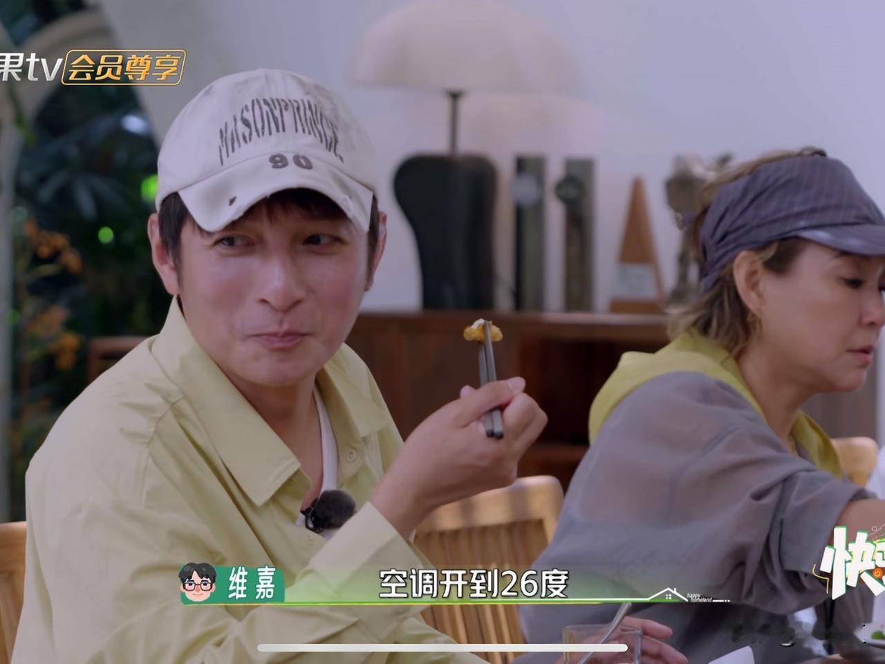 维嘉说：“我今天看到一个热搜，空调开到26度，并不省钱。”武艺也不明白，问：“2