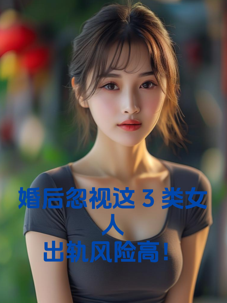 婚后忽视这3类女人，出轨风险高！