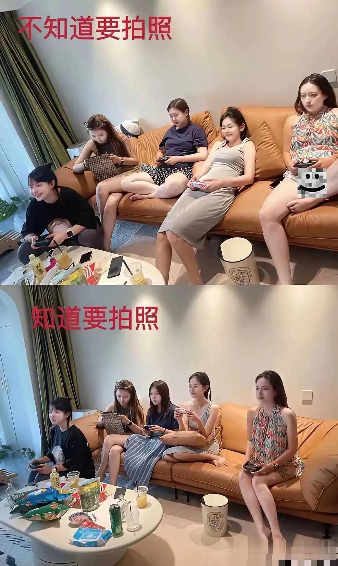 前一秒大妈，后一秒校花！