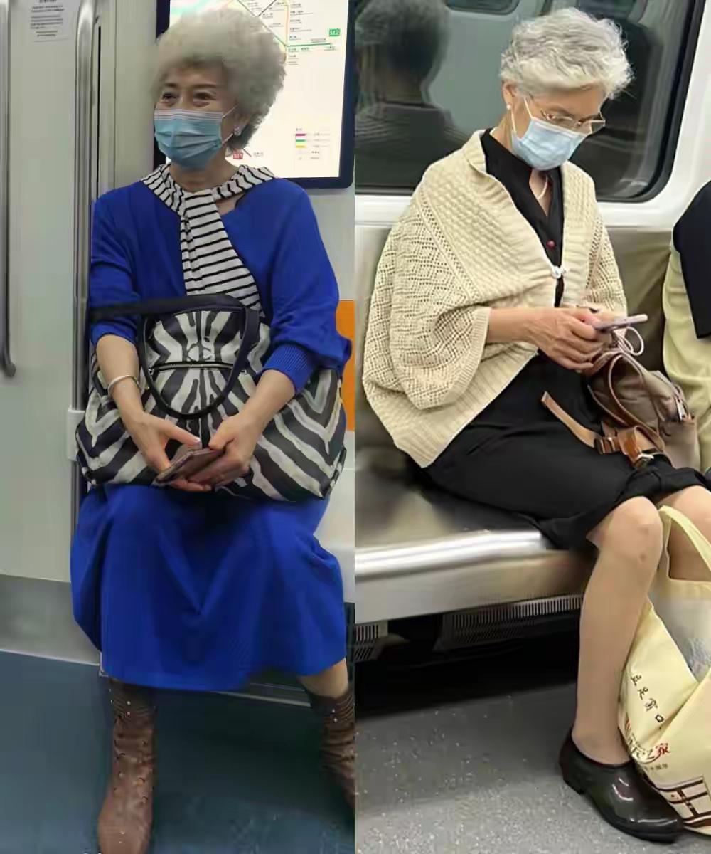 上海公交奶奶却与我们印象中典型的中国老年女性形象大相径庭，她们不披丝巾，也没有烫