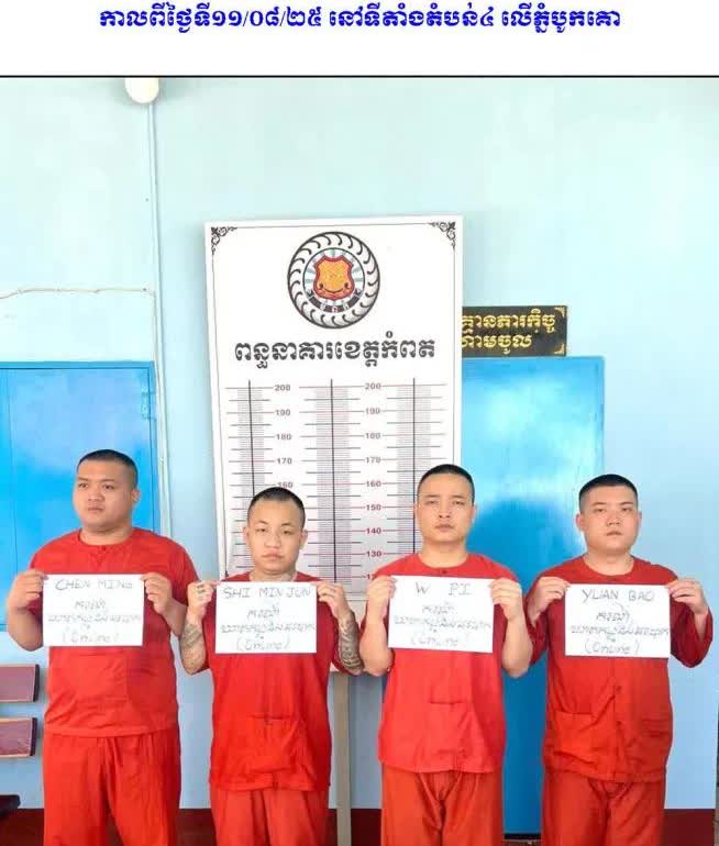 12名涉嫌网络诈骗和谋杀的中国籍嫌疑人在柬埔寨被捕！根据柬埔寨政府的一份报告