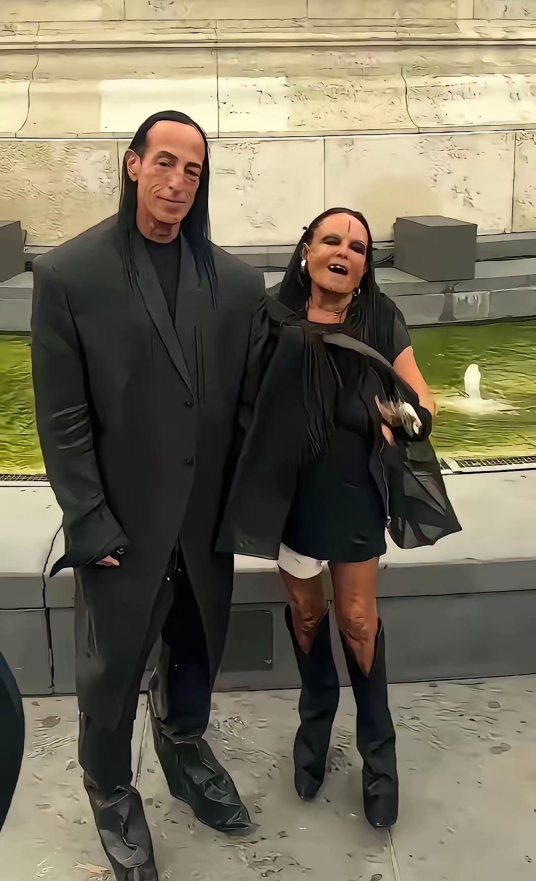 这对夫妻就是巴黎世家的董事长夫妇，怪不得我不懂巴黎世家的美，原来设计它的人审美也