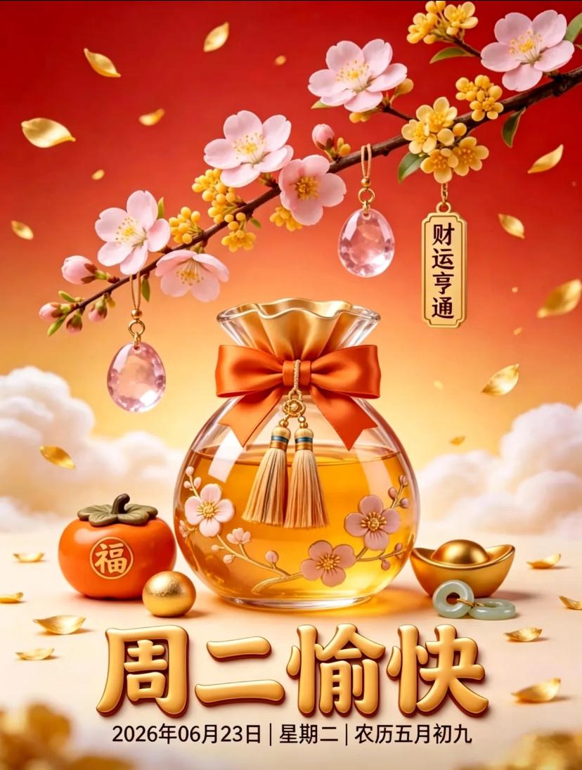🌺2026./6.23盛夏晨光.普照人间🌺🌱☀️周二晨光温柔铺洒，携着