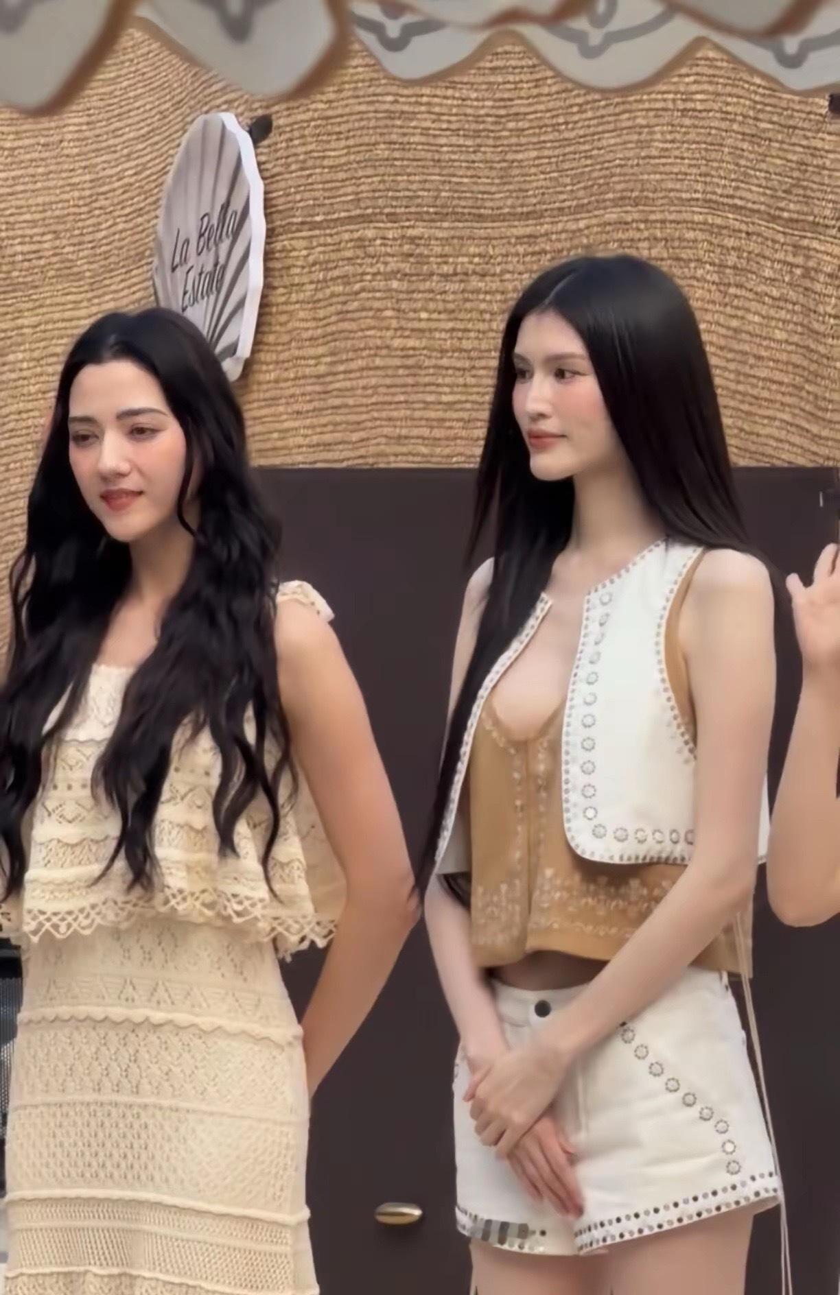 我觉得何穗只是比较高挑，但她的颜值不高，有点女生男相，没有娜然看起来漂亮。娜然颜