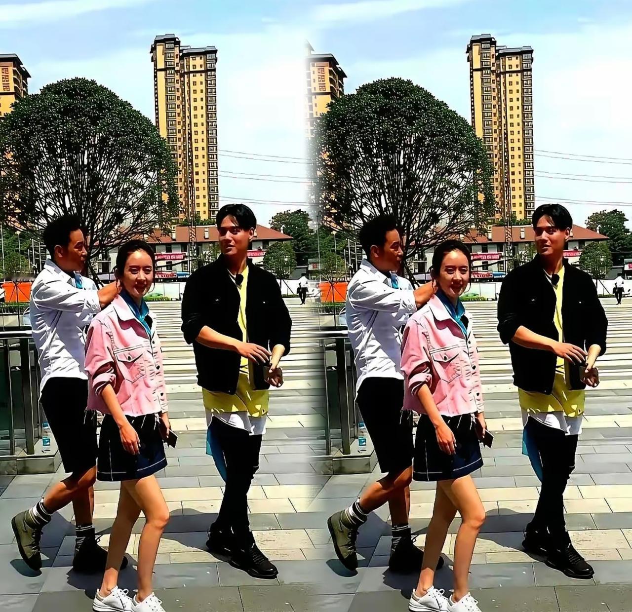 镜头会撒谎，但赵丽颖的腿不会。业内都知道她私下是五五分身材，上身长，小腿短。