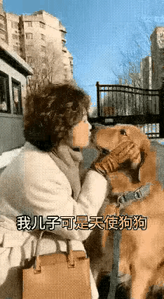 女子刚夸完爱犬，说“我儿子是天使狗狗，温顺得很。”狗狗就露出凶相扑向女子撕咬。女