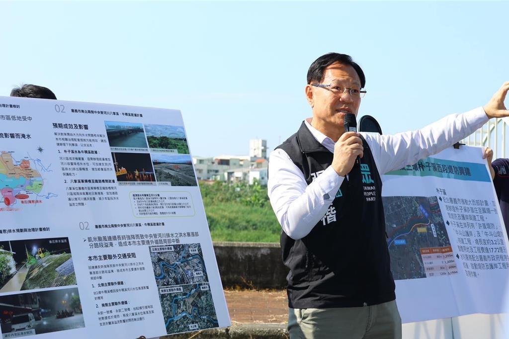 嘉市“蓝白合”现在进行式张启楷：黄敏惠百分之百辅选民众党嘉义市长参选人张启楷