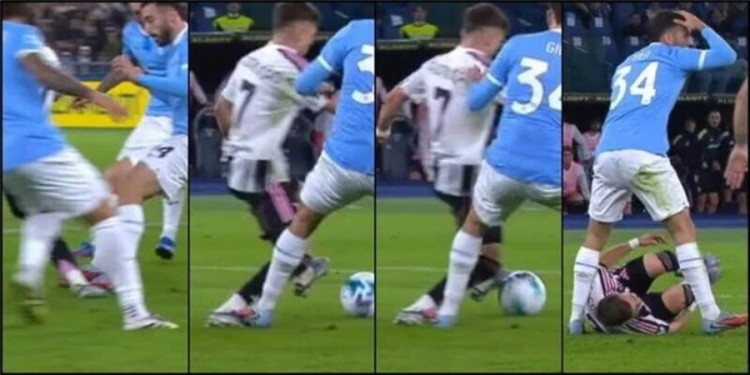 都体: 漏判尤文点球, 拉齐奥1-0尤文的主裁判和VAR助理裁判被停哨