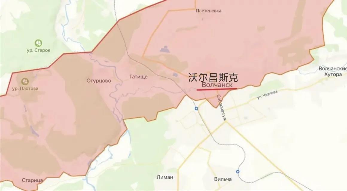 在哈尔科夫北部的沃尔昌斯克，俄军北部集群部队渡过沃夫恰河，在南岸建立桥头堡并不断