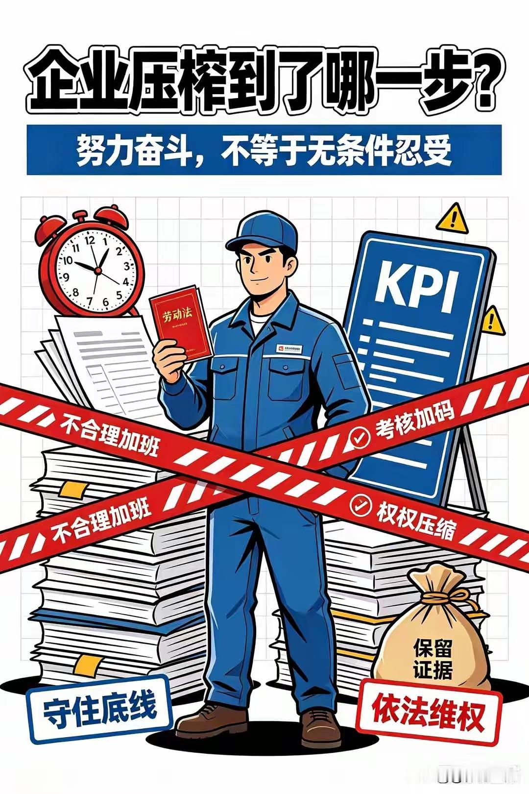 企业压榨到了极限？身为社会主义接班人，劳动者更要守住底线！近60%的劳动者遭