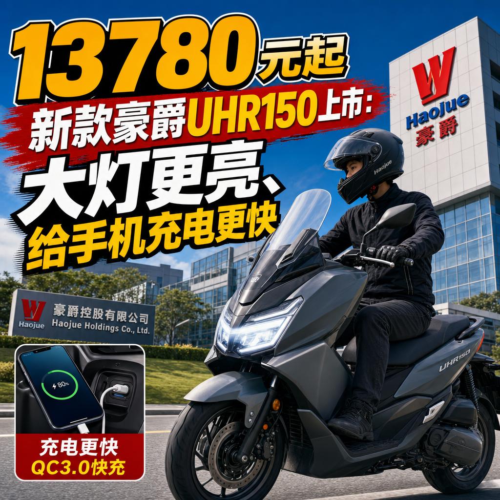 很多人买摩托车，张口就问“多少匹马力、能跑多快”。但豪爵今天上市的新款UHR1