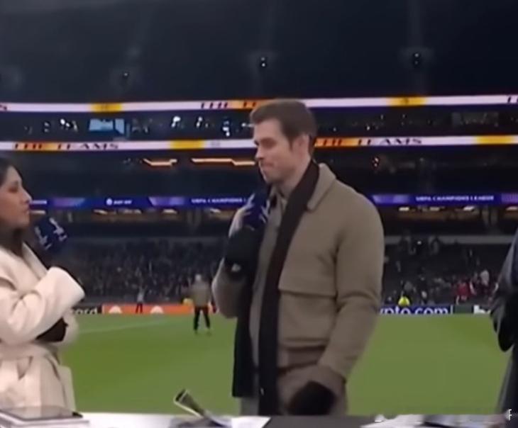 在欧冠联赛阶段第7轮皇马6-1战胜摩纳哥后，前皇马边锋贝尔在欧足联的官方节目中谈