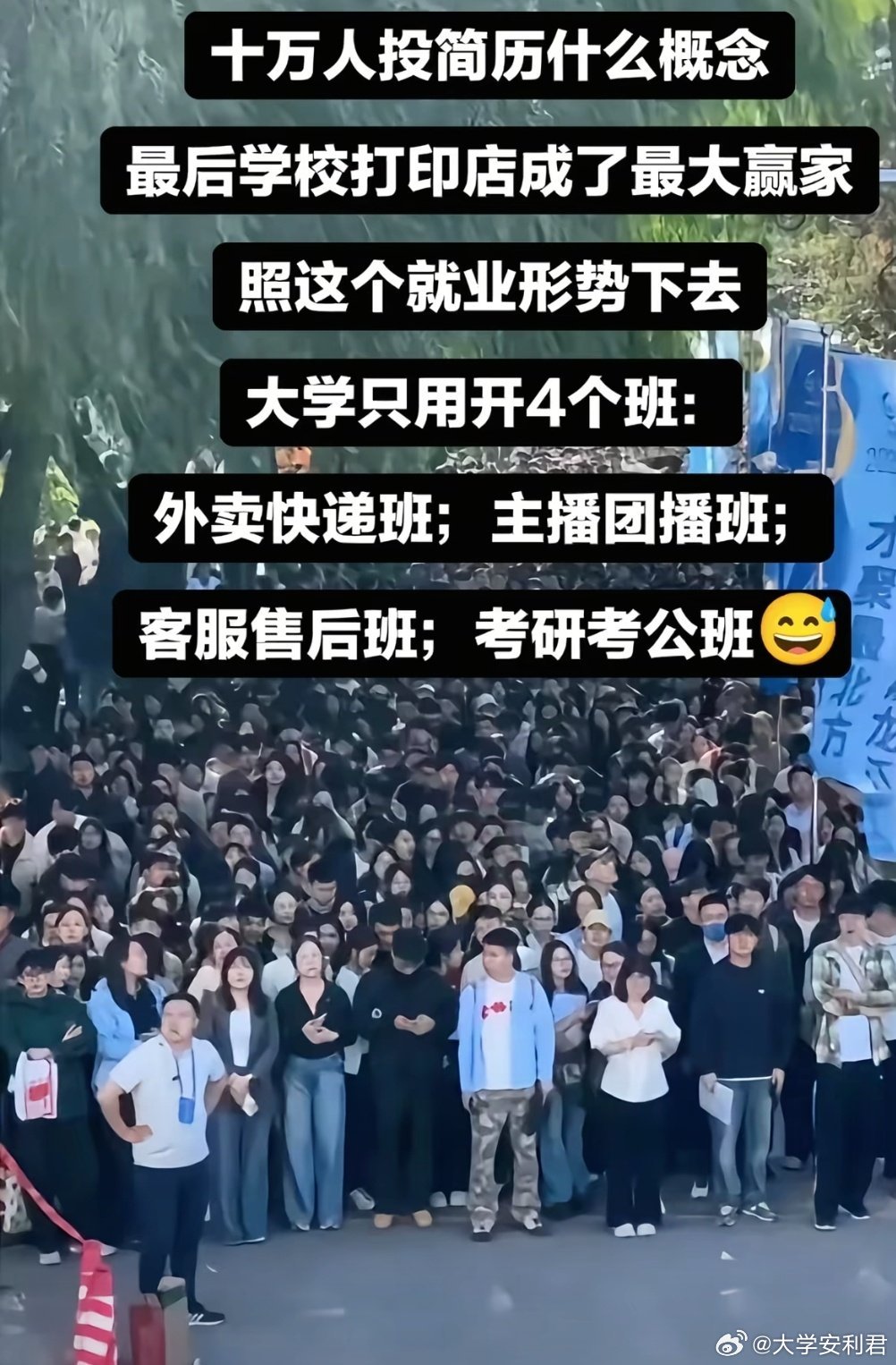 十万人投简历什么概念​​​
