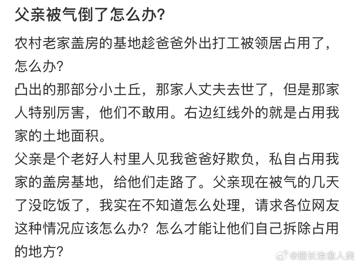 父亲被气倒了怎么办