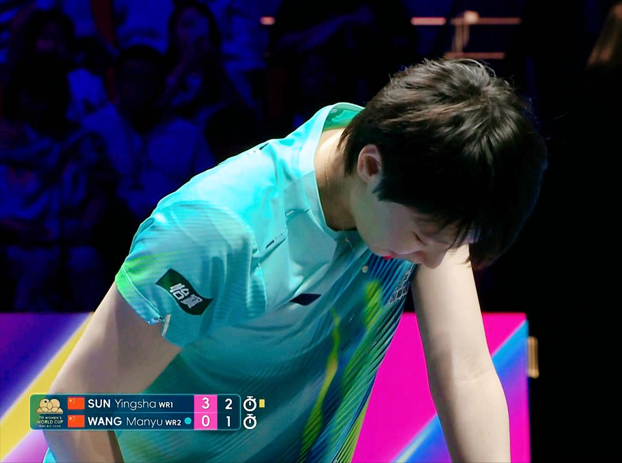 我去！本来以为孙颖莎会4:0零封鳗鱼，没想到鳗鱼没有退路后，大爆发了！前三局