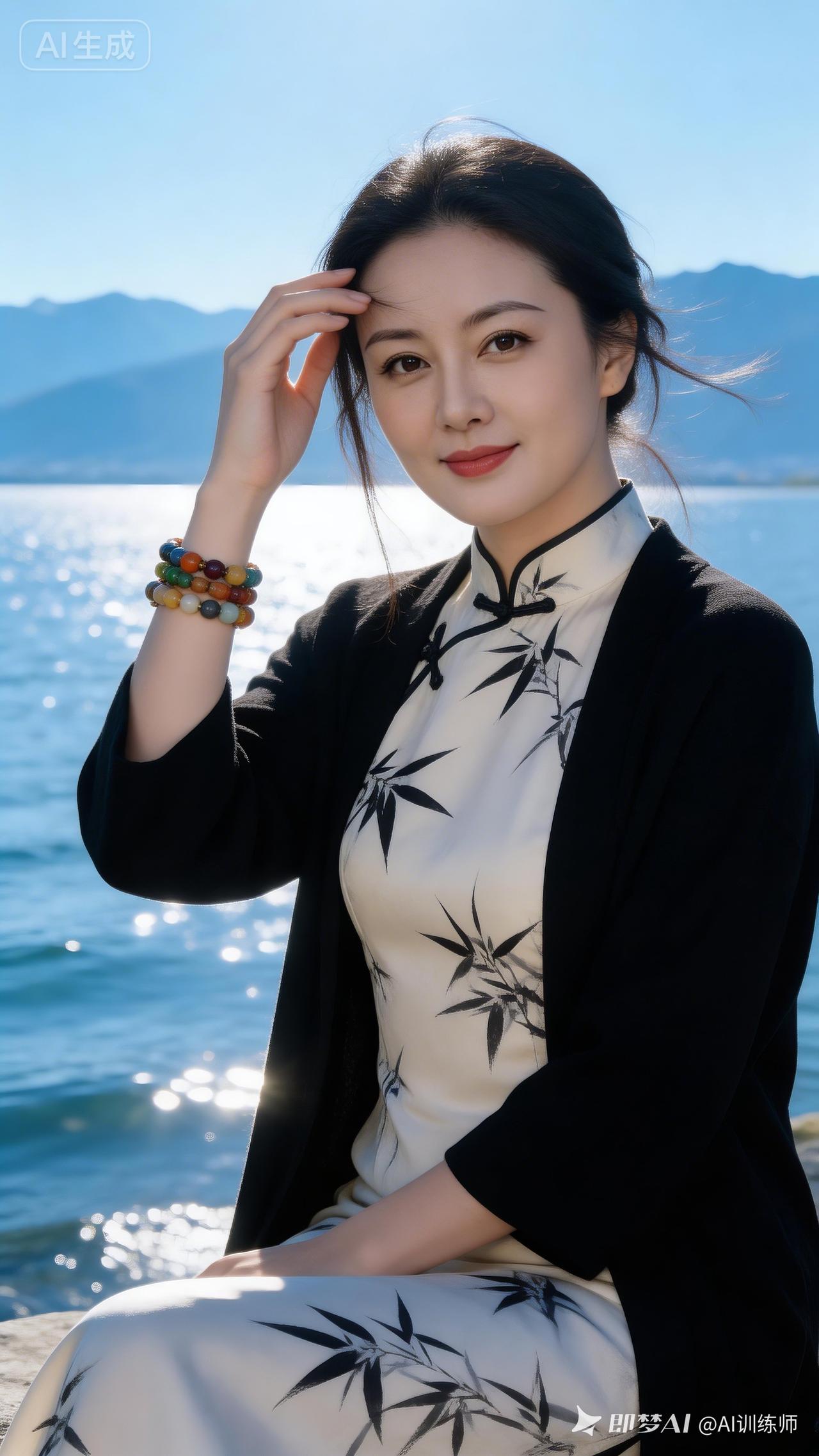 湖畔轻风拂面，优雅东方风韵！