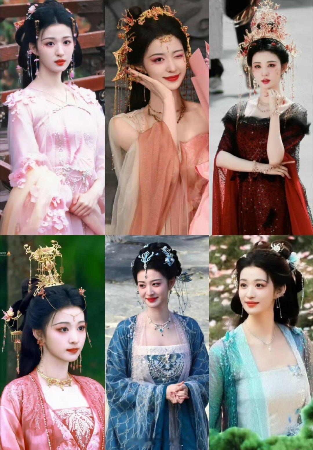 王楚然主演的《成何体统》妆造汇总，该说不说，这部剧的服装审美是在线的呀，整体效果