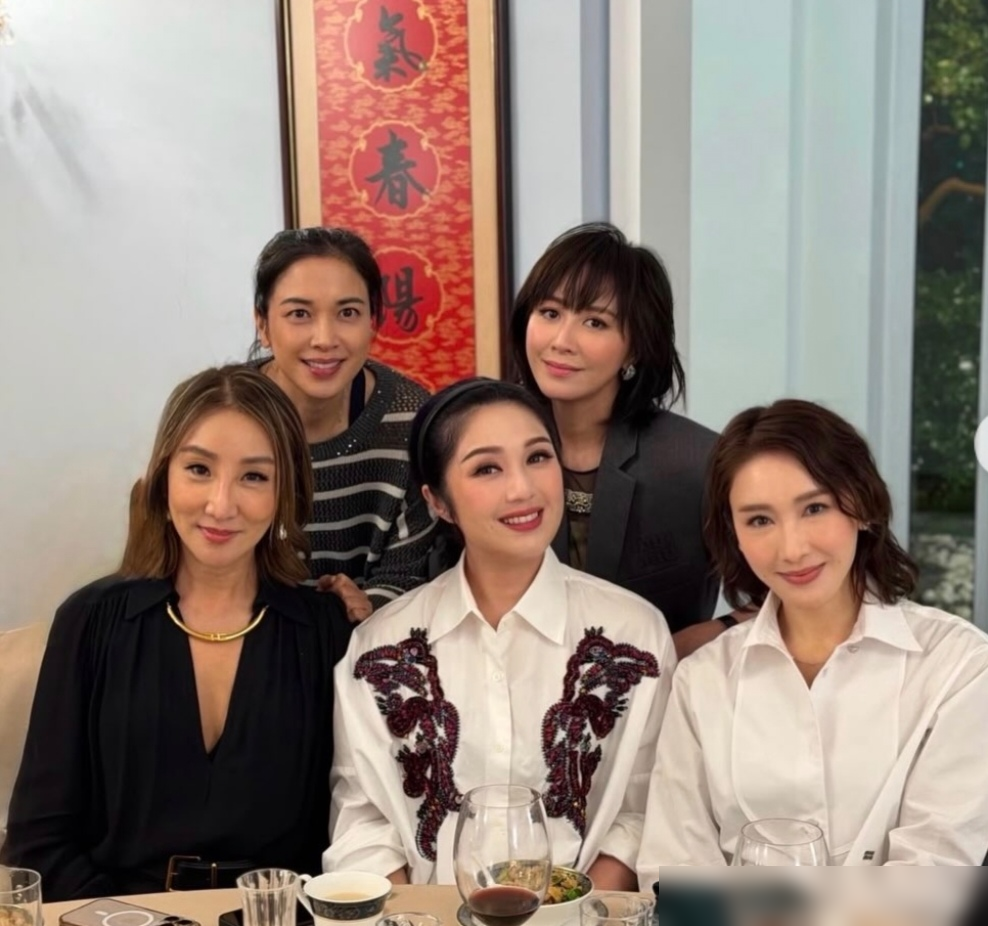 一张饭局照，半山豪宅里坐了四个身家过亿的女人，评论区却为杨千嬅的眉毛吵翻了。雷林静怡做东，刘嘉玲、黎