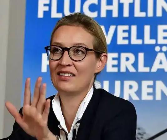 德国那个女党魁魏德尔是不是穷疯了还是真急眼了？当着上万德国老百姓的面直接跟美国对