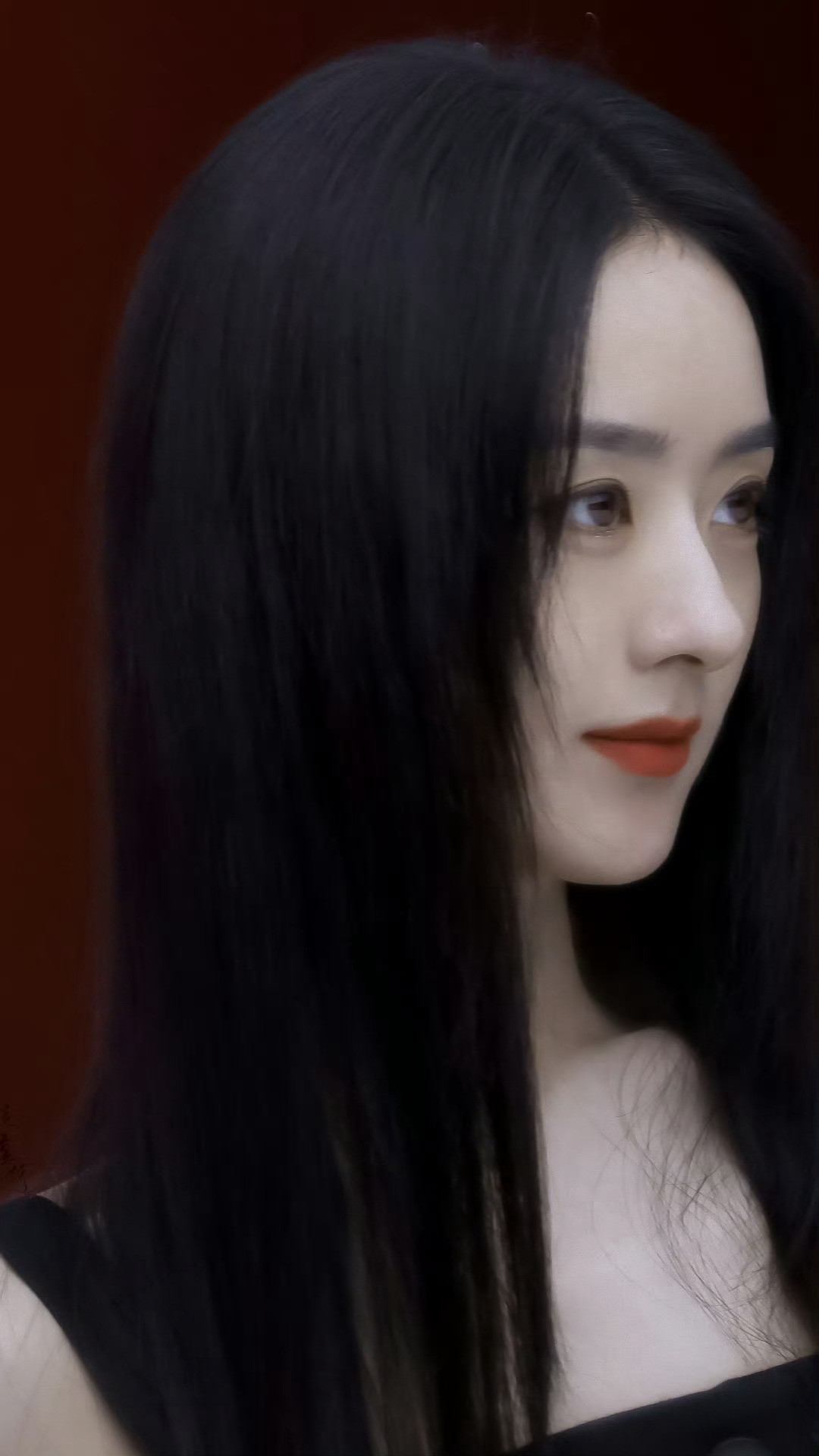 我丽的黑长直绝绝子呀简直太美了