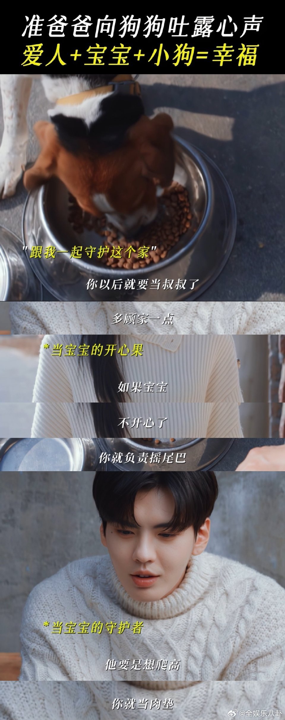 叶濛怀孕李靳屿升级当爸以后就是一家三口（可能加小猫）了，想想就觉得好温馨啊！