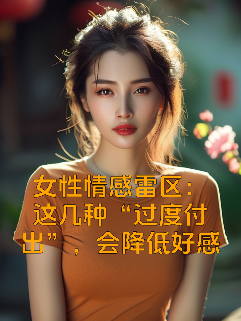女性情感雷区：这几种“过度付出”，会降低好感
