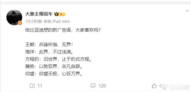 一眼当年广告行业骗房地产还有煤老板的文案，假大空也给消费者传递不了实际作用，哦对