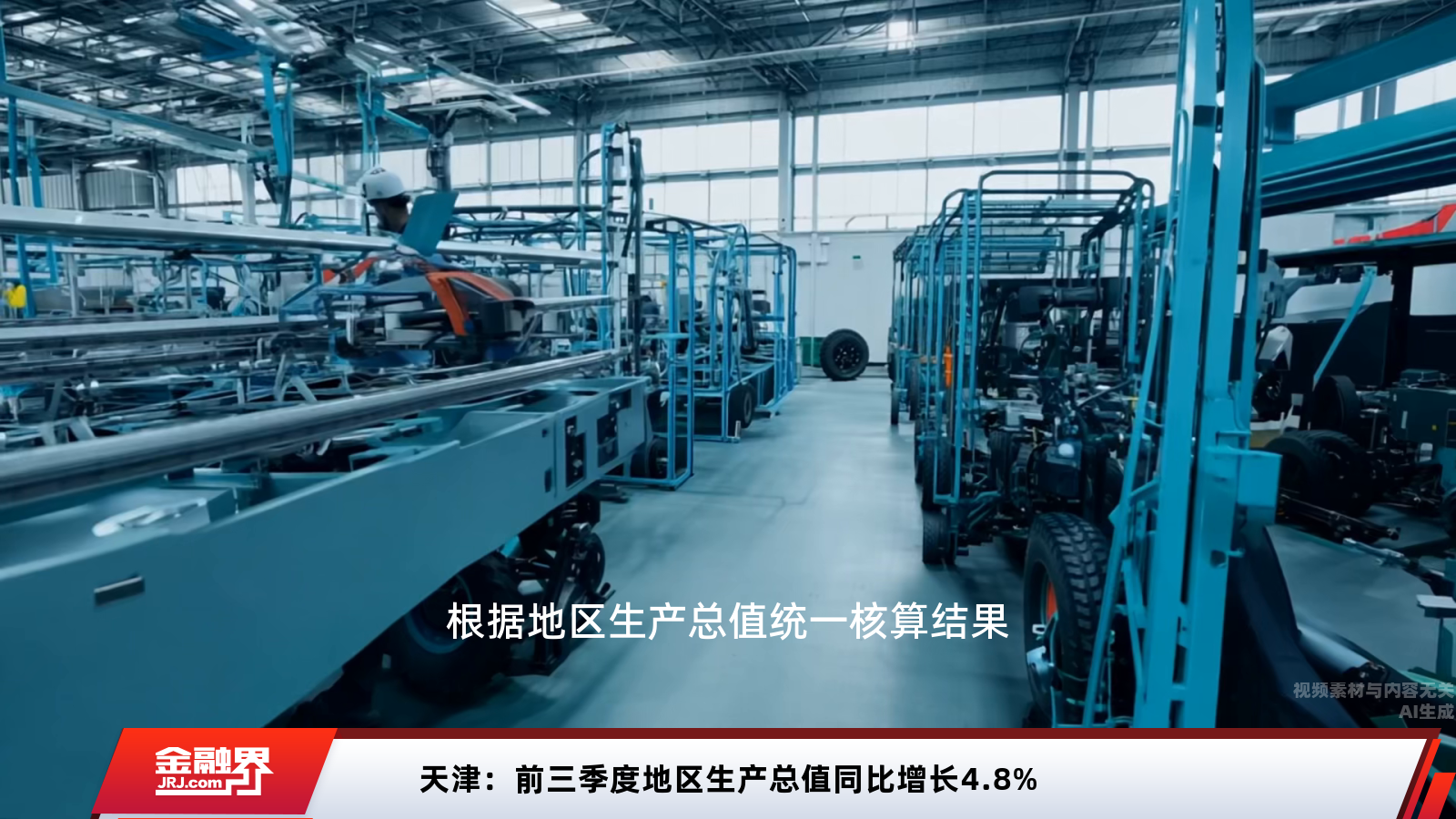 天津：前三季度地区生产总值同比增长4.8%