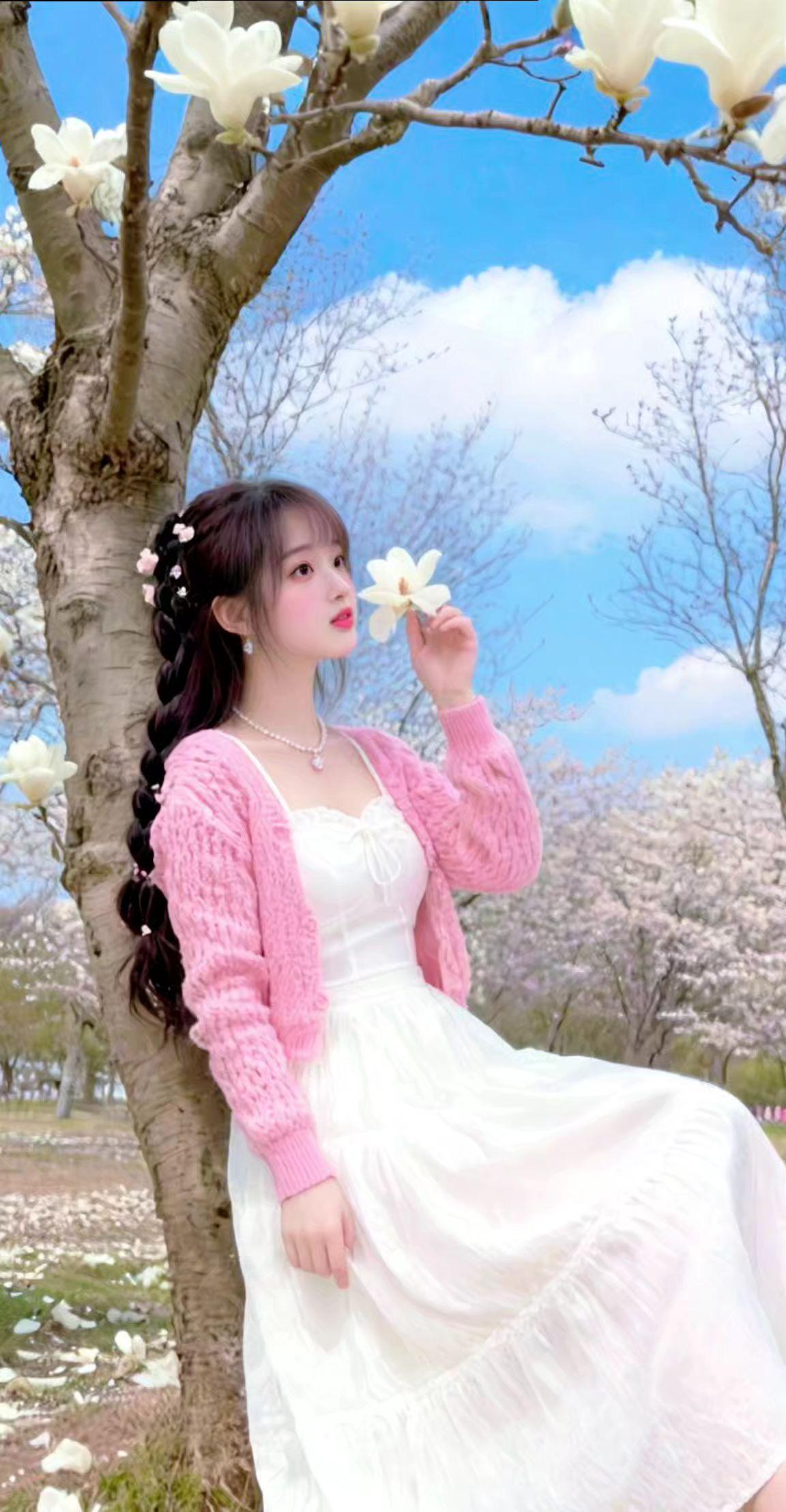 明明是春天把浪漫都揉进了她眼里玉兰花开的春天春日限定心动