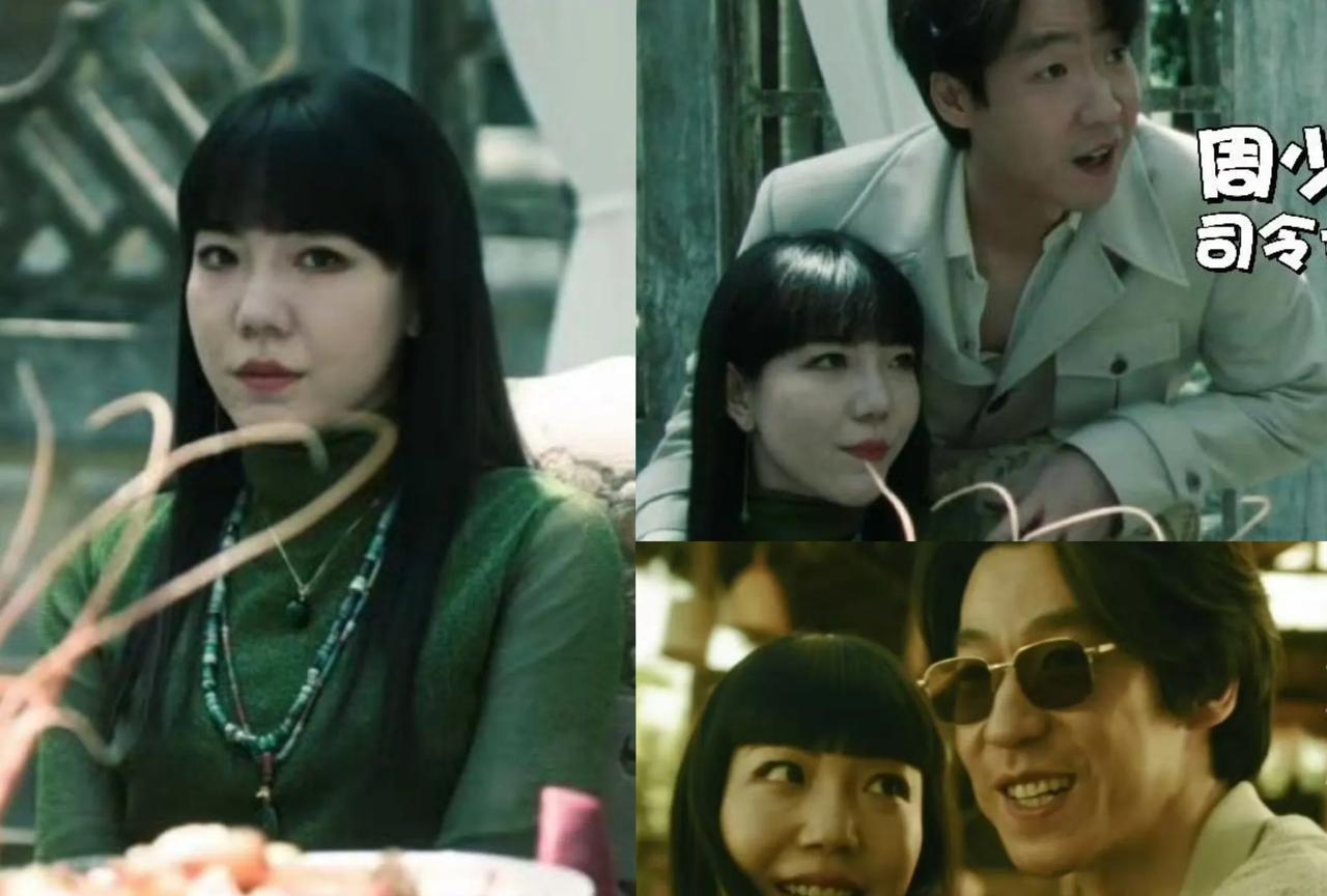 你别说，吴莫愁和吴晓亮长的还真有夫妻相！五百导演眼光够毒辣，居然想到让吴莫愁来演