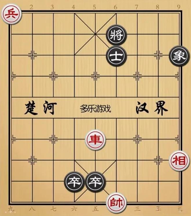 象棋：残花败柳弄俩猴想抗战大俥这想得美如图红先手！红方进攻力就是俥带一个