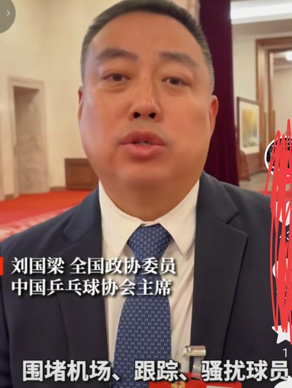 刘国梁看了现在的国乒，少年组打胜者，成年组诋毁诽谤胜者！！