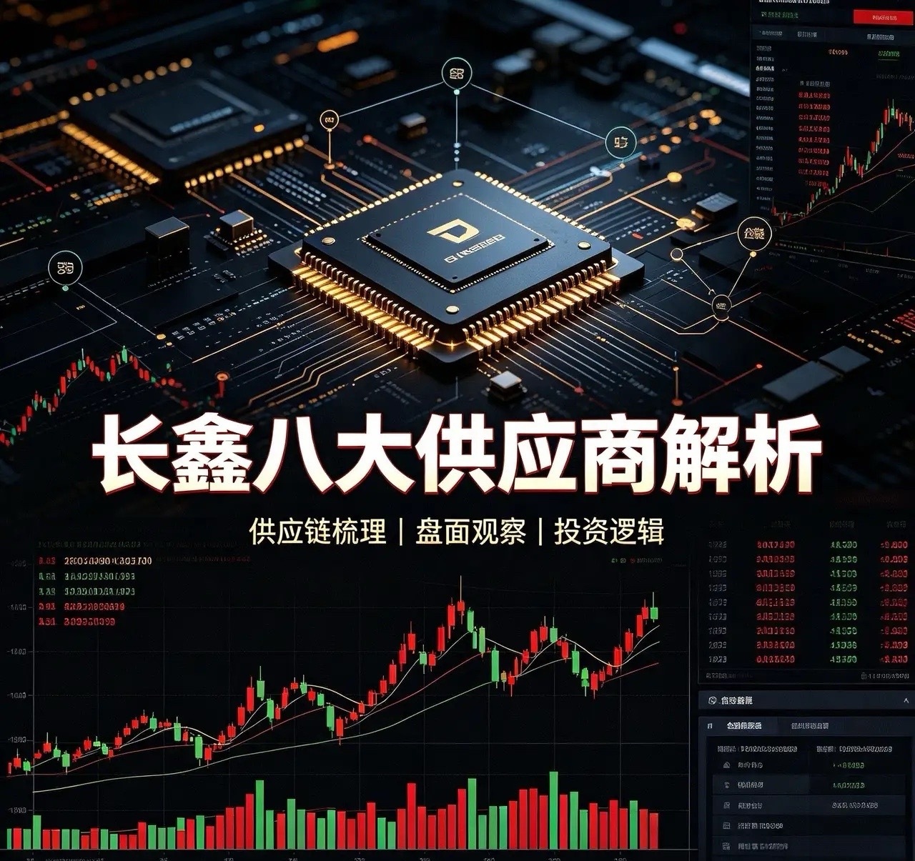 长鑫八大供应商解析1.太极实业：长鑫建厂总包商，承建洁净室工程，具备半导体基建
