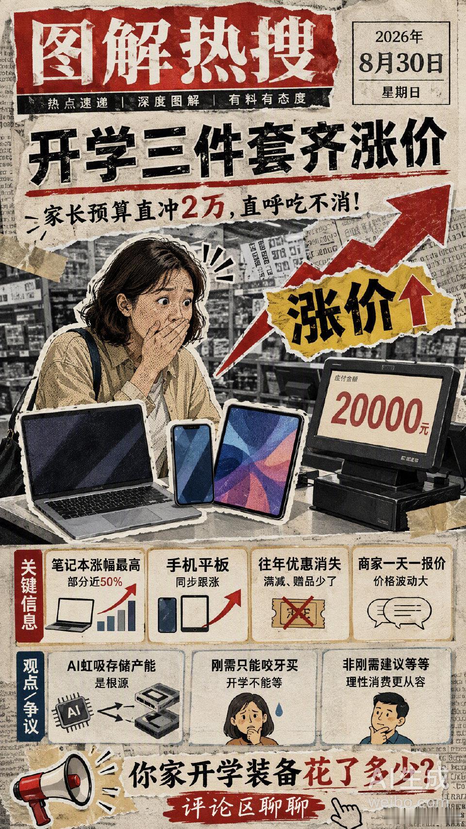 【今年电脑不会降价了】今年、明年、后年都不会降价。媒体报道，热门笔记本一年涨