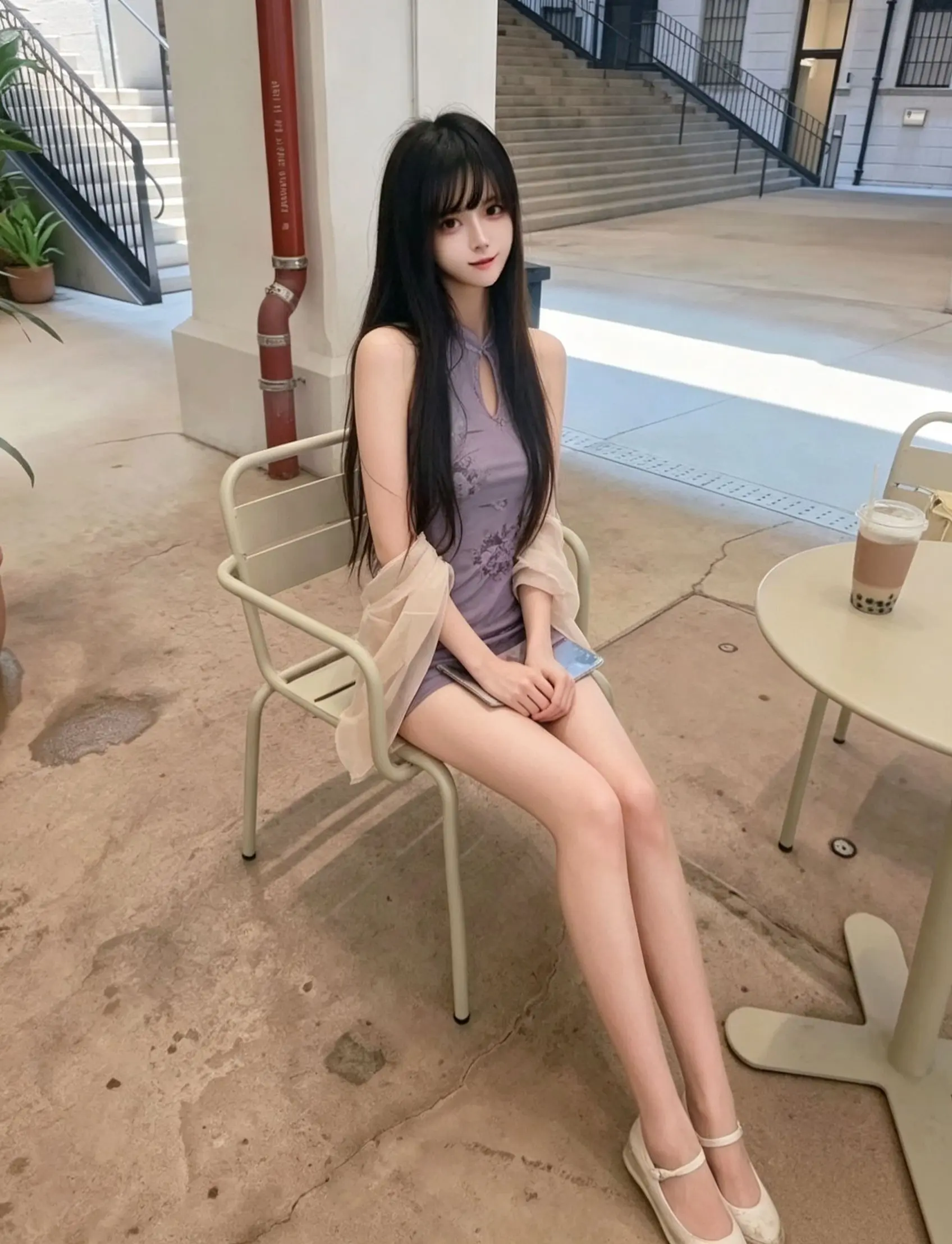 在香港
