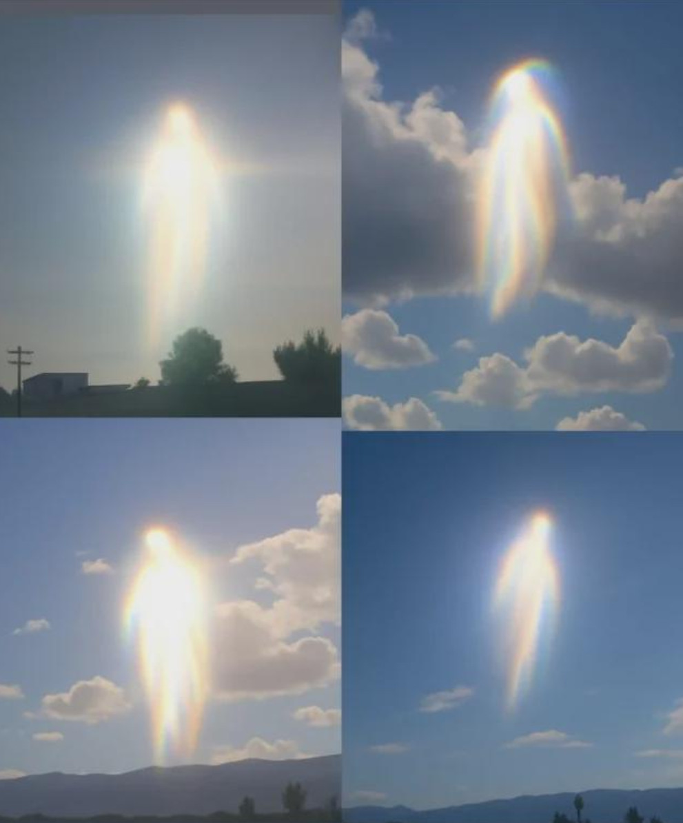 据悉发生在希腊伊卡利亚岛上空，已经有多次是上帝显灵了嘛？我知道了，一定是人类补完