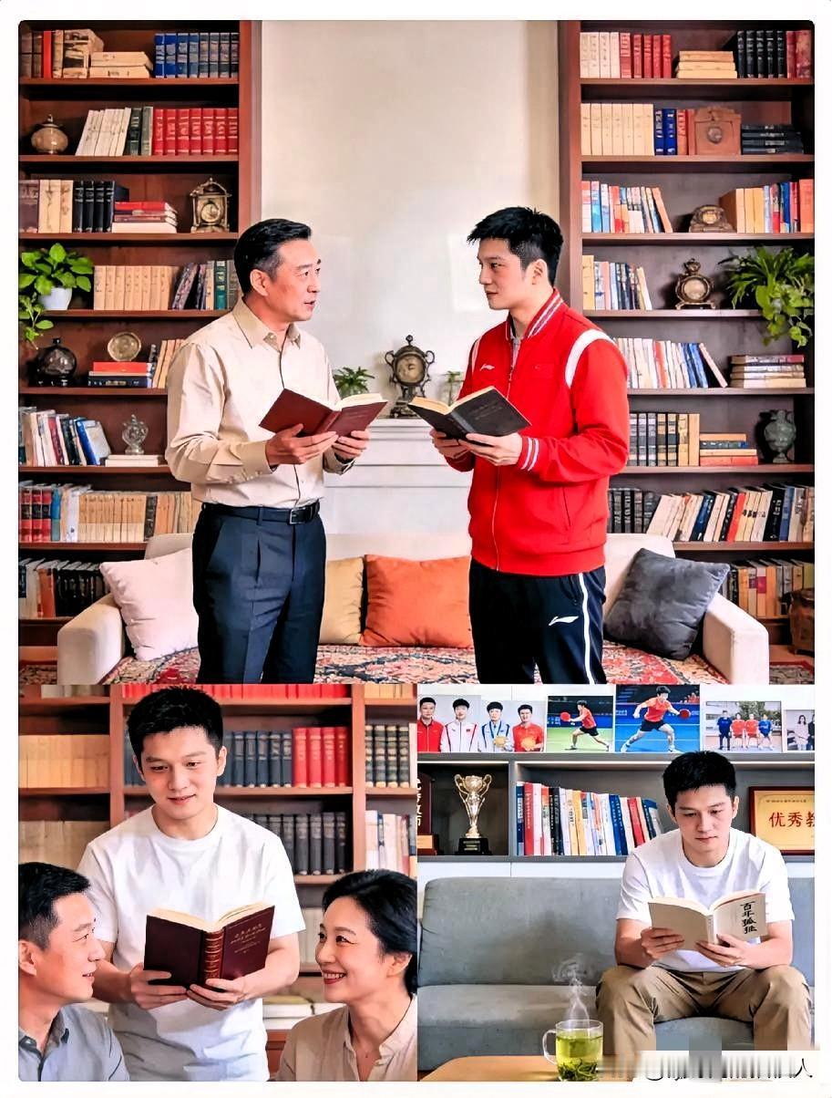 以前只觉得樊振东球打得凶，今天扫了一眼他家里的背景，倒吸一口凉气。