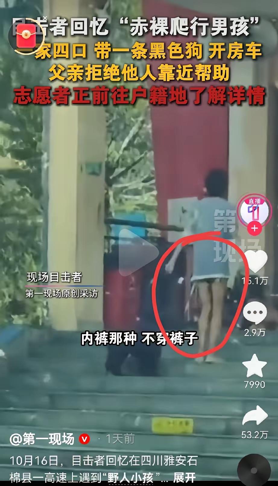都在说“野人男孩”妈妈活得随性，可看着路人穿外套、爸妈裹衣服，