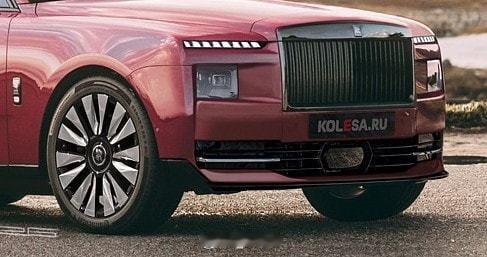 劳斯莱斯劳斯莱斯库里南纯电版渲染图图1和图2为劳斯莱斯库里南纯电版路试谍照，图