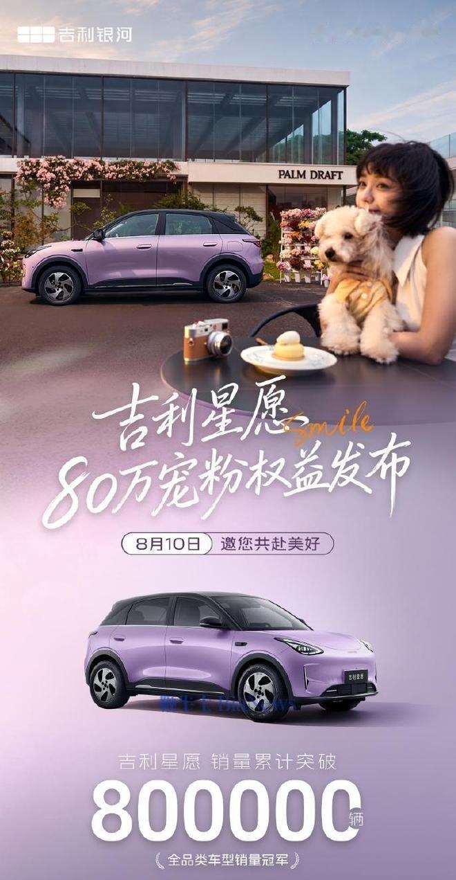 吉利星愿这台小车，悄咪咪就卖了八十万台，我是真没料到。我倒觉得它赢就赢在定位准——不跟你聊性能、不聊