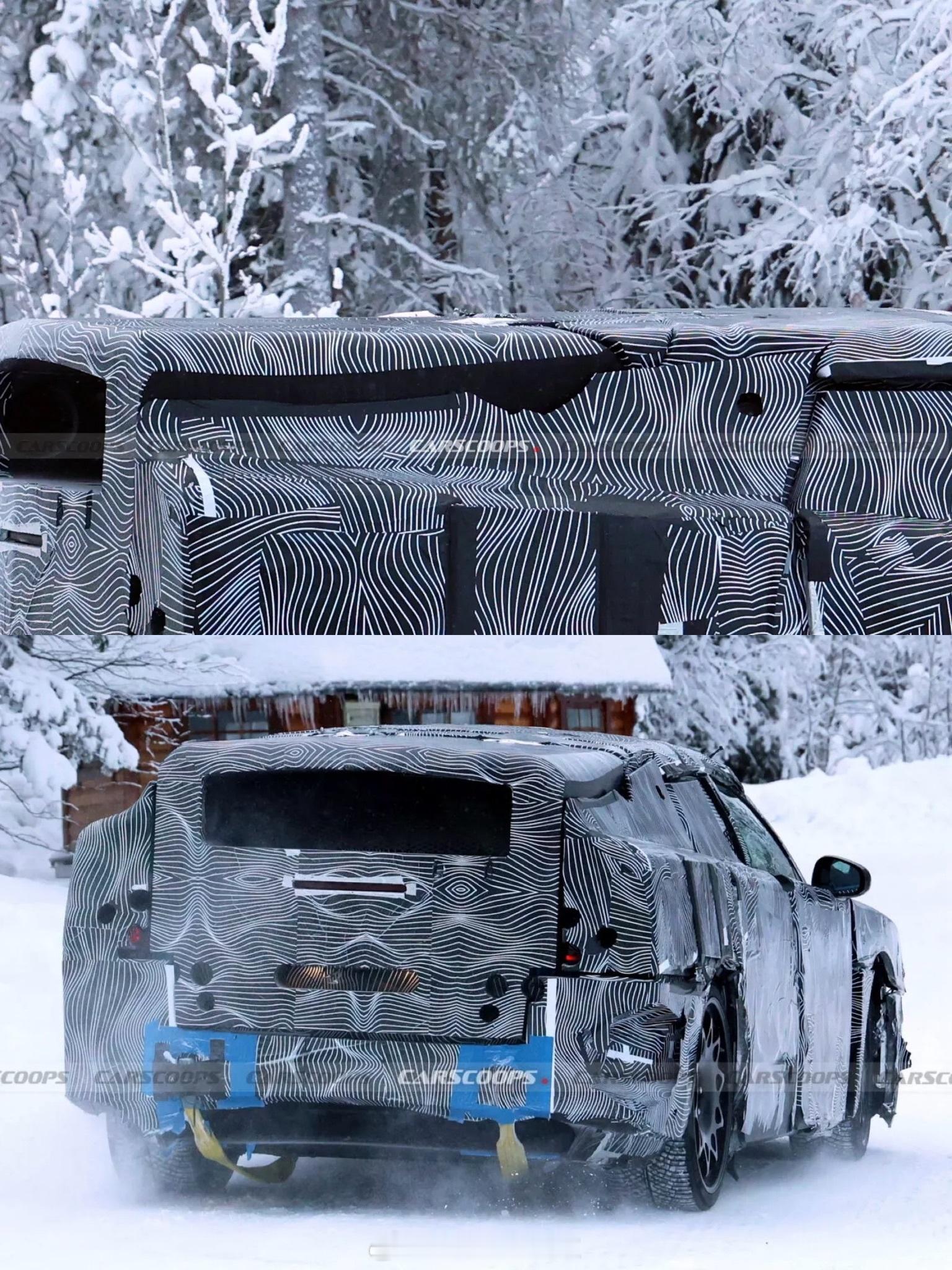 法拉利Luce测试车，大概能看出Purosangue对开门的可能性？GTC4Lu