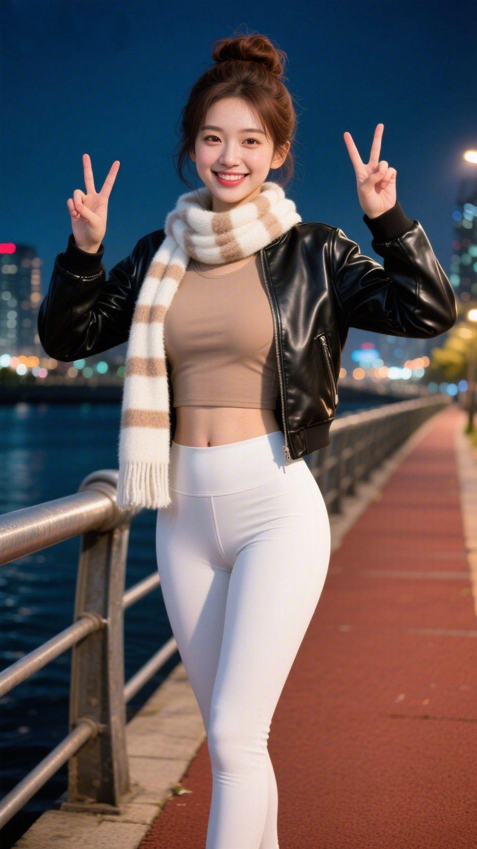 江畔晚风遇温柔夜色为城市蒙上一层朦胧的纱，江畔的晚风悠悠拂来，将冬日的清寒