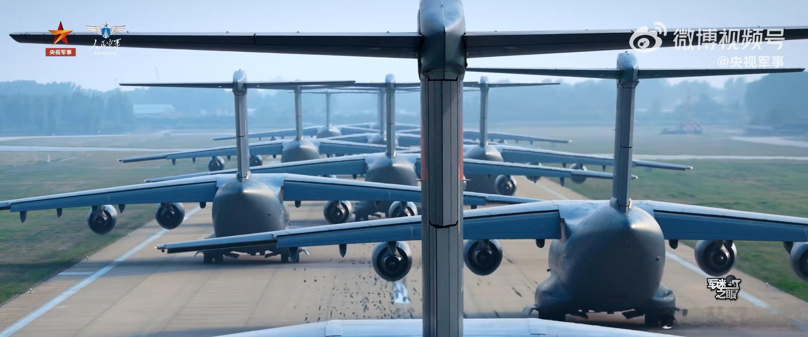 战略空军已成从尾部角度拍，也不错！中国空中力量烽火问鼎计划中美军事力量
