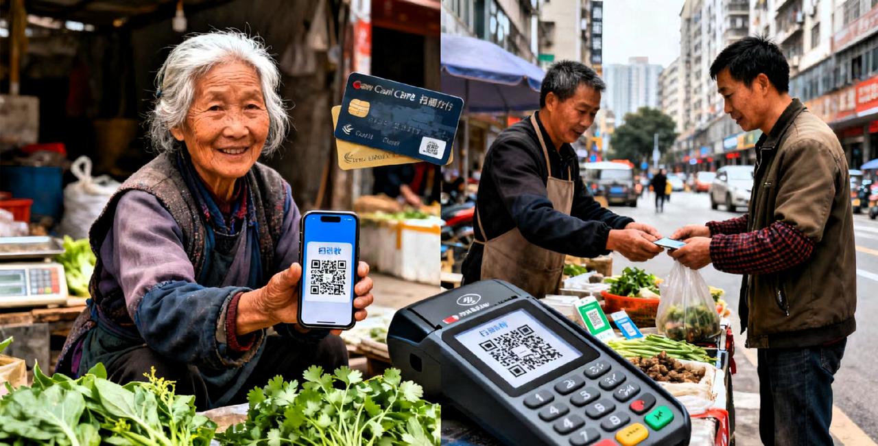 一位美国华人表示，中国的手机支付是最傻的事情，每次都需要掏出手机扫码，输入密码才